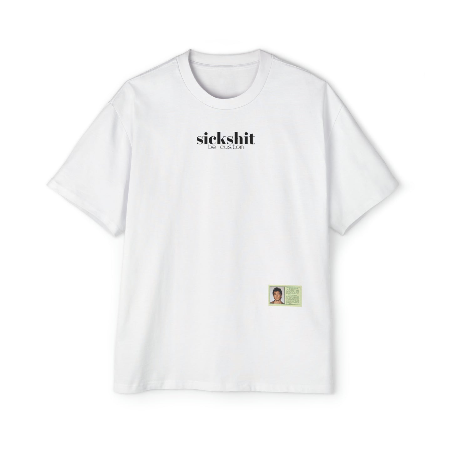 "NO BLINDFOLD JUSTICE" HEAVY OVERSIZED TEE