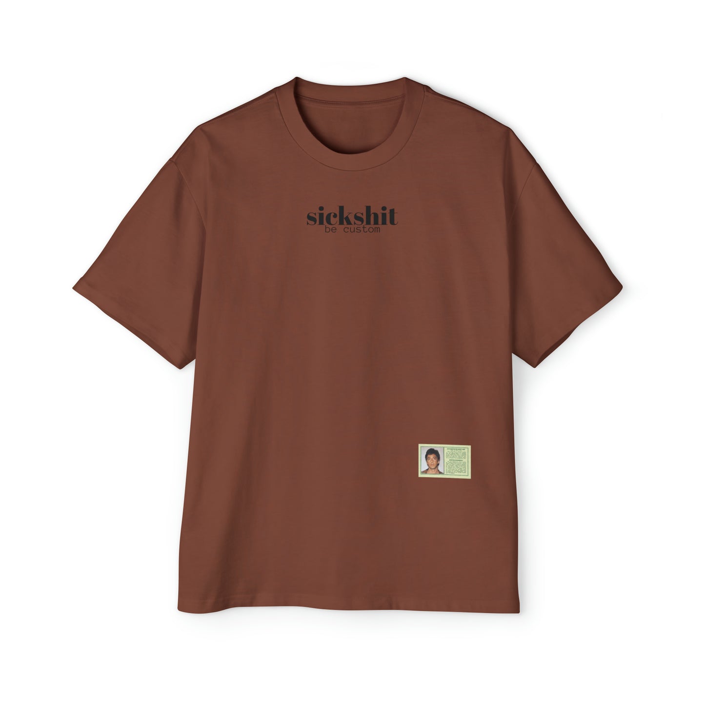"NO BLINDFOLD JUSTICE" HEAVY OVERSIZED TEE