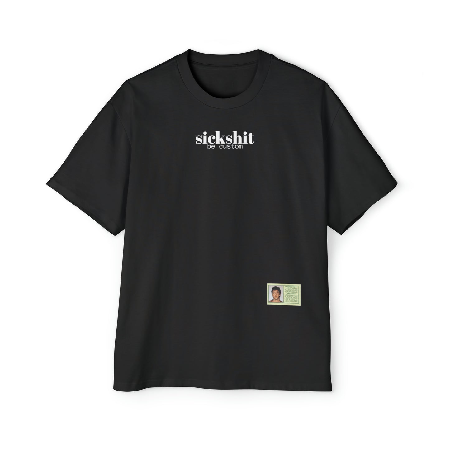 "NO BLINDFOLD JUSTICE" HEAVY OVERSIZED TEE