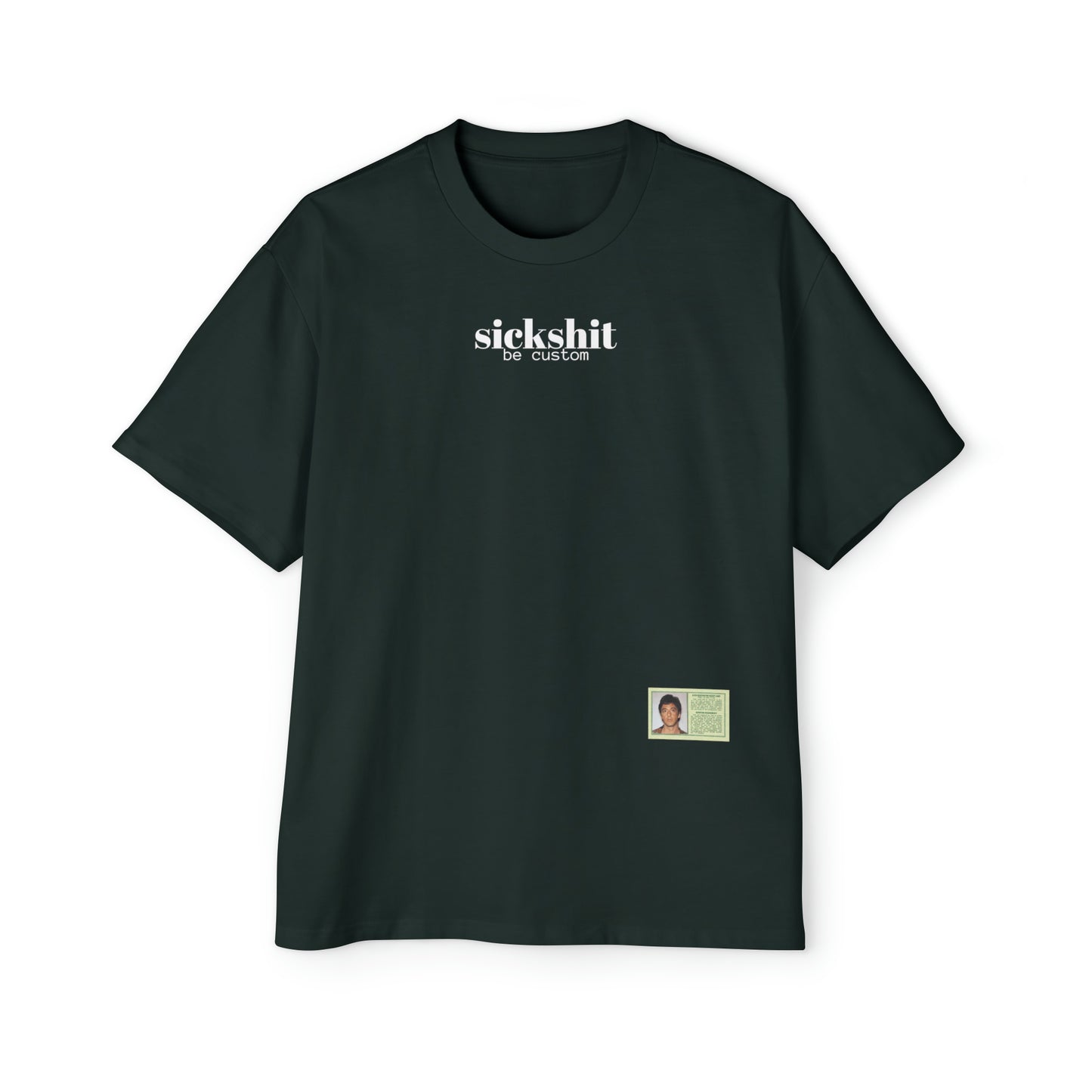 "NO BLINDFOLD JUSTICE" HEAVY OVERSIZED TEE