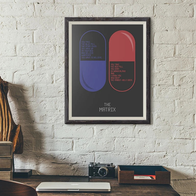 THE MATRIX PILL POSTER
