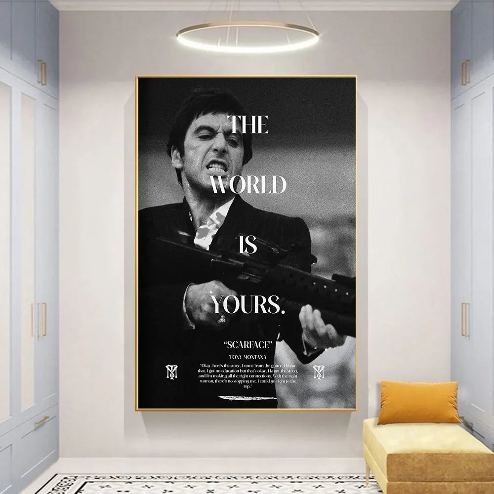 SCARFACE "THE WORLD IS YOURS" MOVIE POSTER