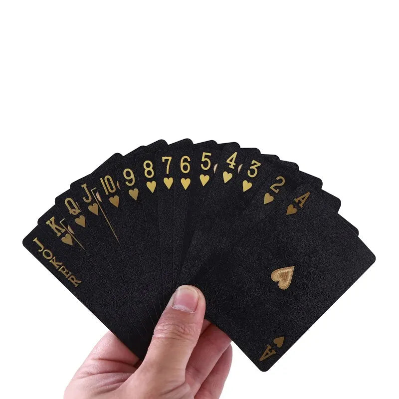 BLACK & GOLD PLAYING CARDS